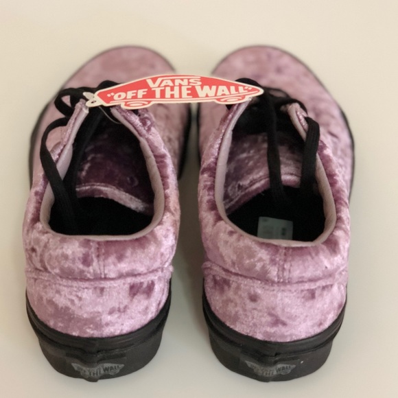 Vans Old Skool Velvet Purple Sea Fog/Black Gum - Picture 8 of 8